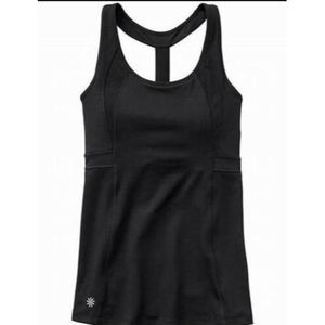 ATHLETA Stunner T-Strap Tank Top - Black         Size: L EUC